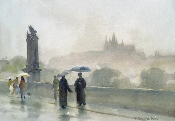 Umbrellas, Charles Bridge, Prague